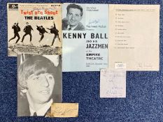 Mersey Beat Autographs - A Rare Collection Includes George Martin ( Autograph on Beatles L.P.