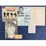 Mersey Beat Autographs - A Rare Collection Includes George Martin ( Autograph on Beatles L.P.