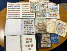 Stamp Interest - A Number of Varied Stamp Albums, with contents from around the world.