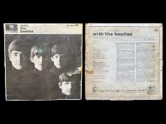 Beatles Interest - Album 'With the Beatles', Parlaphone Mono, issued 1963. Signed in pen George