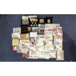 A Large Collection of Military Boxed Coinage, to include Royal Mint, Royal Wedding, Avro large coin,
