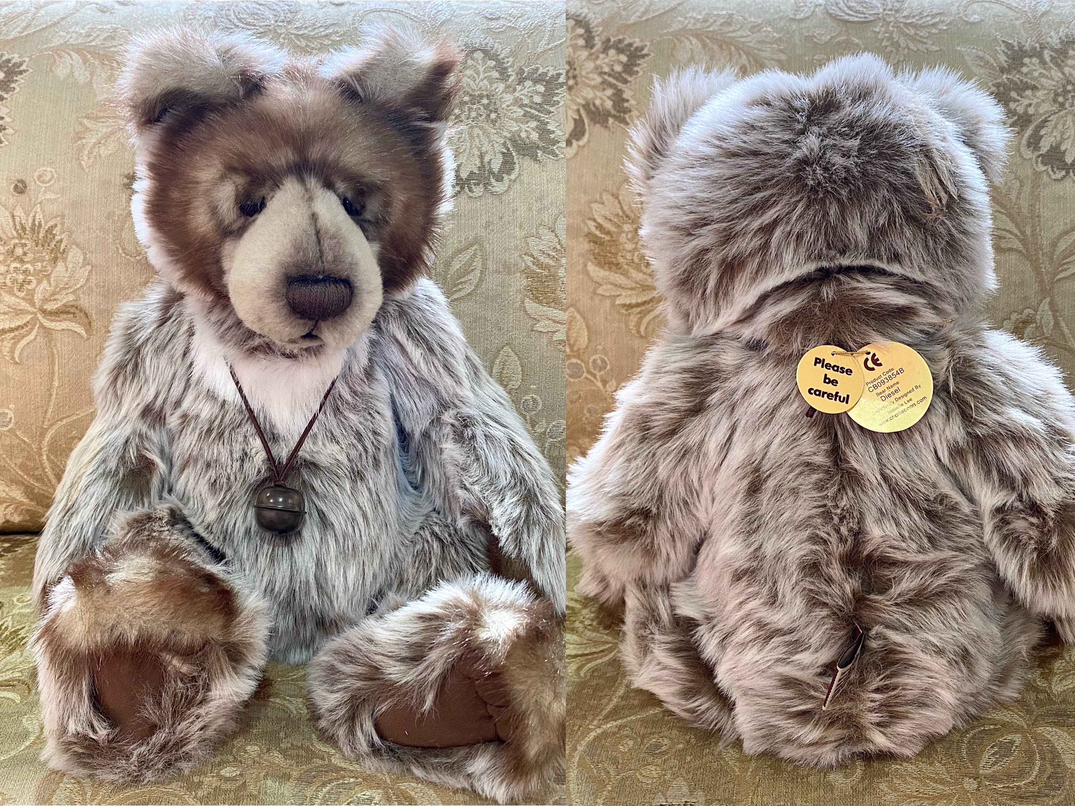 Charlie Bears 'Diesel' Bear, one of the original Bears in this collection. Product Code CB093854B,