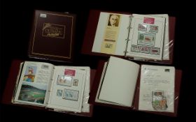 Olympics Masterfile Stamp Album, featuring various 1988 Olympic stamps and covers - one