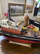 A Radio Controlled Ship, with engine, The Lady Laura Grimsby fishing boat.