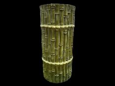 Mid Century Casa Pupo London Stick Stand, bamboo effect, green shade.