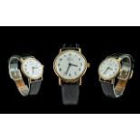 Zenith Automatic Gents Manual Wind 9ct Gold Cased Wrist Watch.