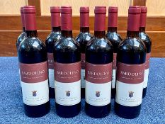 Drinker's Interest - 9 Bottles of Bardolino 2016 Italian Red Wine, 12%.