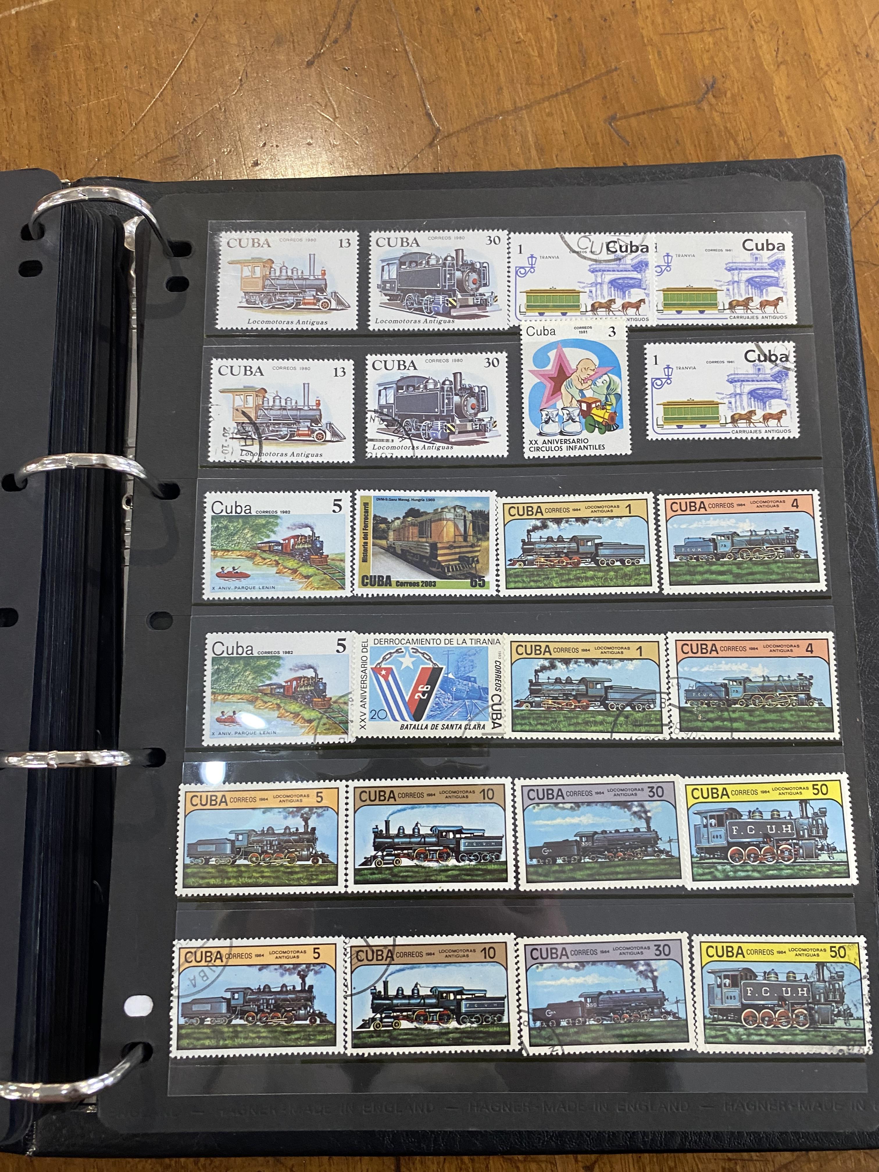 Stamp Interest - Meaty Album of Mostly Mint and railway oriented stamps from around the world. - Image 6 of 8