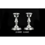 Edwardian Period Pair of Sterling Silver