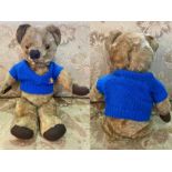 Vintage 'Busy Bear' Teddy Bear, soft plu