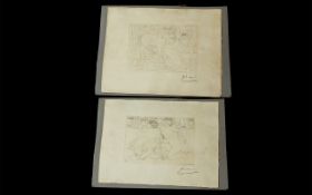Two Etchings Vollard Suite Edition:: Min
