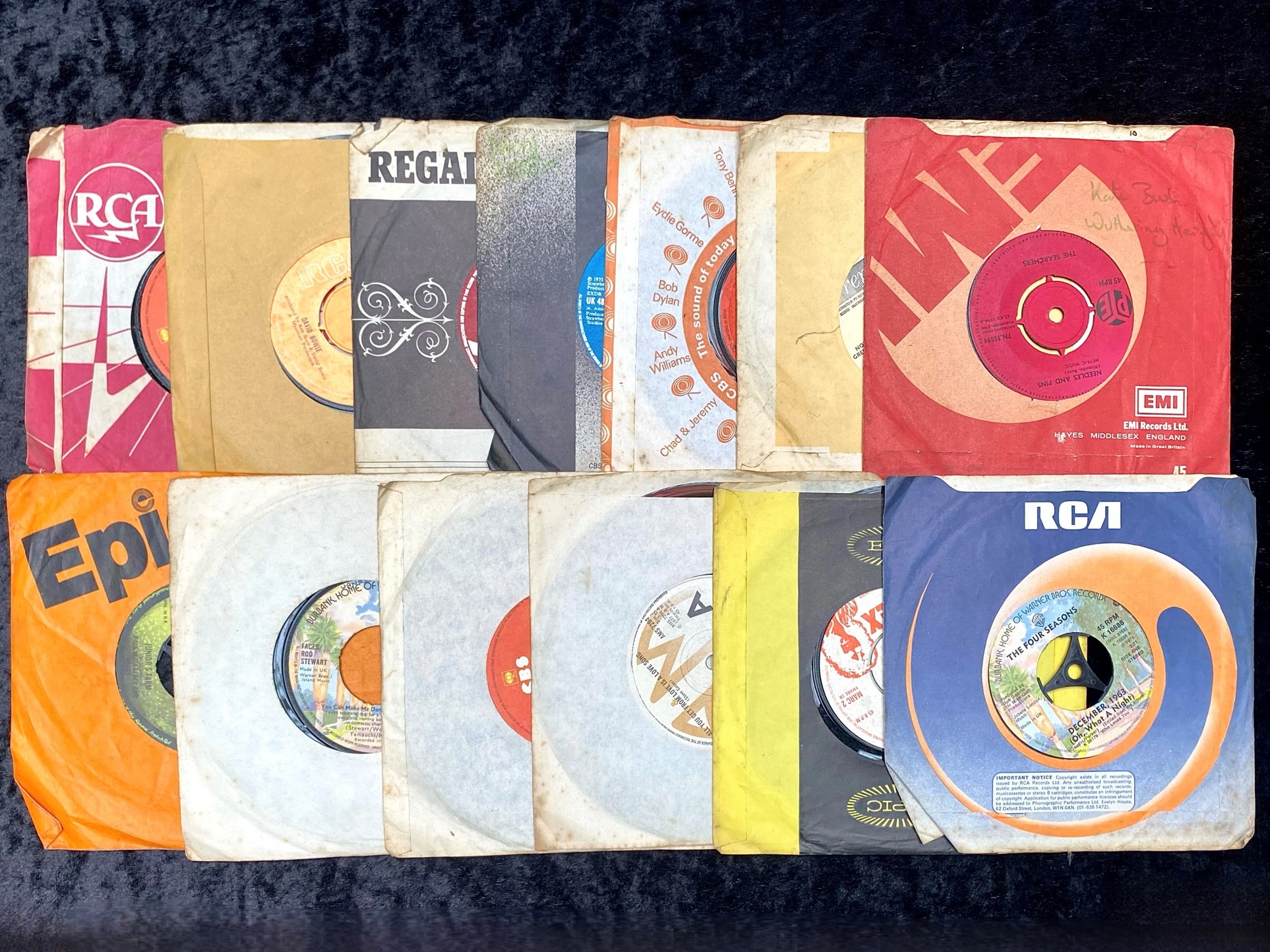 Collection of 60's & 70's 45 rpm Records
