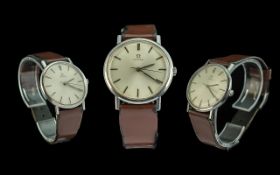 Omega - Gents Slim-line 1950's Stainless