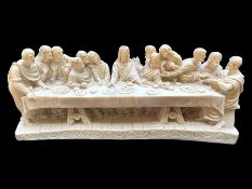 Large and Impressive Model of The Last Supper, large and heavy, well detailed figure group depicting