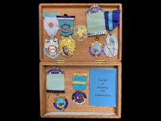 Freemason's Interest - Small Collection of Medals from Lodge of Fidelity No. 1256, Poulton le Fylde,