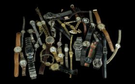 A Collection of Assorted Ladies and Gentlemans' Wrist Watches. To include Accurist, Pringle,