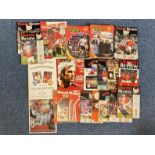 Small Collection of Manchester United Programmes, various Reviews from 1990's, odd earlier