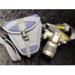 Nikon F55 35mm Film SLR Camera with Nikon 28-100mm F/3.5-5.6 G Zoom Lens, in grey Town & Country