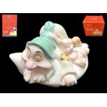 Royal Doulton Disney Showcase Sleepy - Zzzzz, No. 14132, in original box with certificates. From the