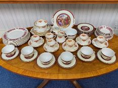 Collection of Assorted Porcelain, including a classical tea set comprising a 9.5'' bread and