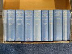 Ten Volumes of Eric Blom 1954 Grove's Dictionary of Music & Musicians. In blue hardback, interesting