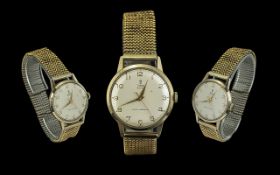 Tudor Royal by Rolex Gents 9ct Gold Mechanical Wrist Watch, circa 1950's, with gold tone mesh