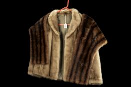 Ladies Vintage Quality Mink Jacket, two slit pockets, hook and eye fastening, attractive pale