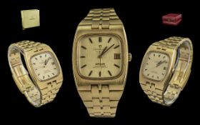 Omega Constellation Gents 18ct Gold Heavy Automatic Chronometer Wrist Watch, circa 1970's.