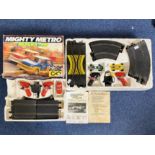 Two Boxes Scalextric, comprising Mighty Metro in box, missing one car, plus one other, both as