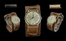 Hamilton Masterpiece 10ct Gold Filled Mechanical Gents Wristwatch. Circa 1960's, features gold