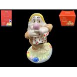 Royal Doulton Disney Showcase Sneezy - Ah Ah AAChoo!, No. 14128, in original box with