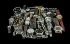 A Collection of Assorted Ladies and Gentlemans' Wrist Watches. To Citron, Carrera, Seiko, Citizen