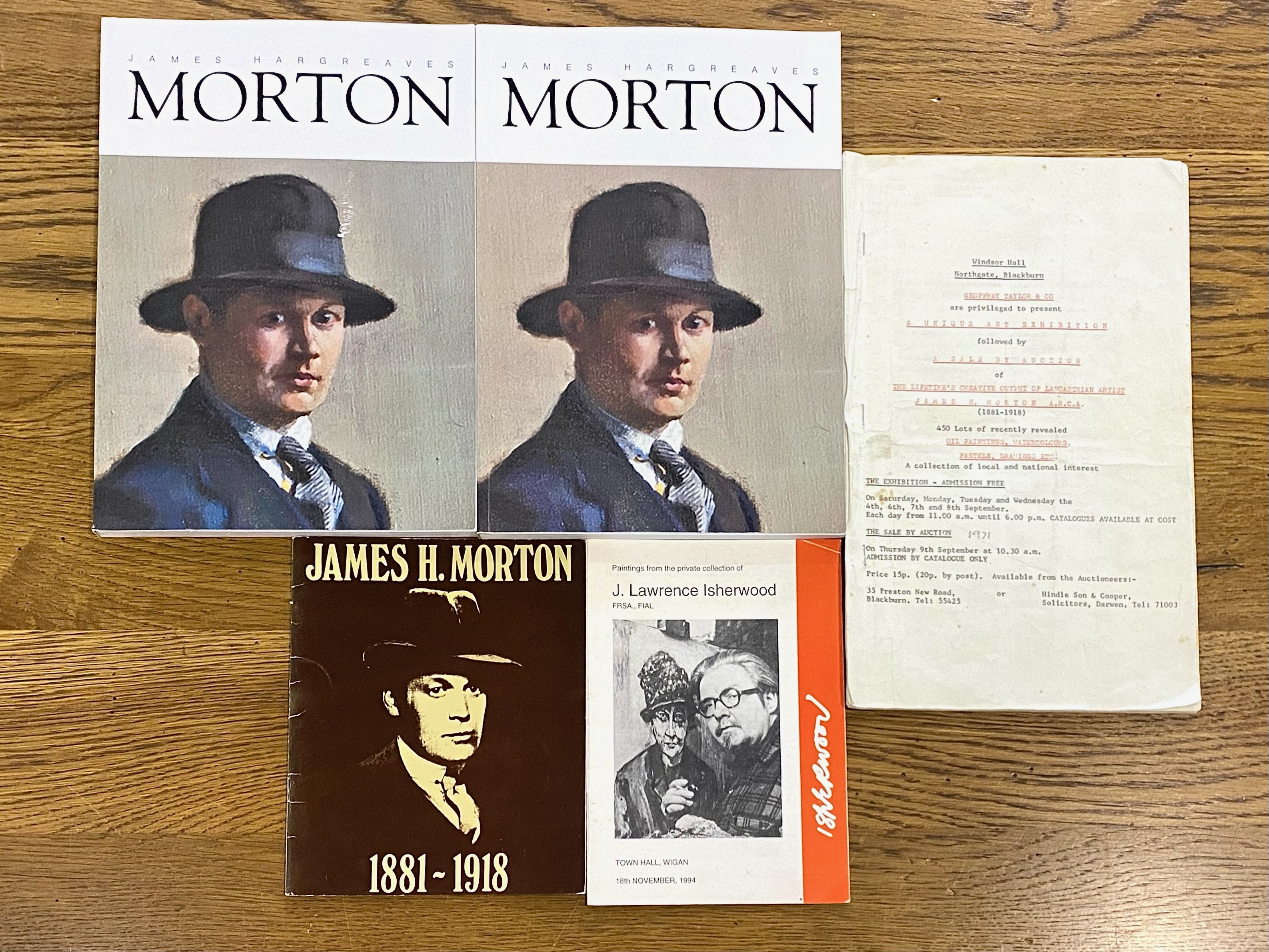 James Hargreaves Morton (1881-1918) A Collection of Rare Books, to include an original auction