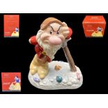 Royal Doulton Disney Showcase Grumpy - Hmmph!, No. 14130, in original box with certificates. From