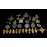 Collection of Vintage Badges, including St John's Ambulance, football badges, York Regatta, Royal