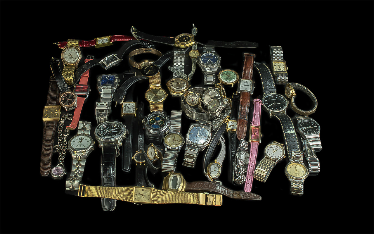 A Collection of Assorted Ladies and Gentlemans' Wrist Watches. To include Lanco, Seiko, Umbro,