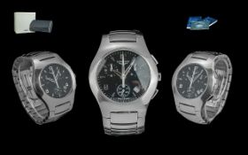 Longines L3-618 Gents Stainless Steel Wrist Watch. Range 'Opposition', movement quartz. Case size 38