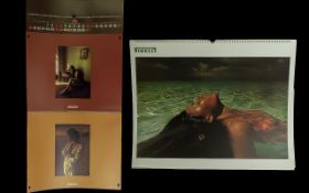 Two Vintage Pirelli Calendars, Pirelli Goes Jamaican and Pirelli 1970.