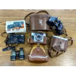 Collection of Vintage Cameras, including