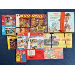 Box of Vintage Games & Jigsaws, assorted