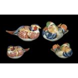 Royal Crown Derby Fine Pair of Hand Pain