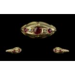 Antique Period Attractive 18ct Gold Ruby