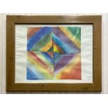 Large Modern Colourful Abstract Print, m