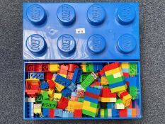 Lego Display Box containing a quantity o