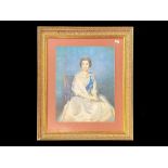 Large Framed Print of Her Majesty Queen