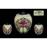 Moorcroft Modern Tube lined Lidded Jar -