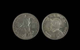 Republic Panama Silver Coin - VN Balboa. Dated 1947.