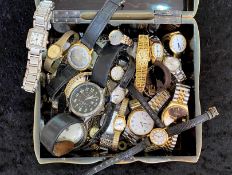 Collection of Ladies & Gents Wrist Watches, including Timex, Royal, Nadia, Rotary, Lorus, Rovina,