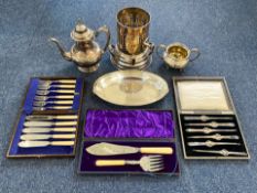 Collection of Good Quality Silver Plated Ware, various items, please see photographs.