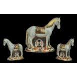 Royal Crown Derby Large & Impressive Handpainted Limited & Numbered Edition Figural Paperweight, '